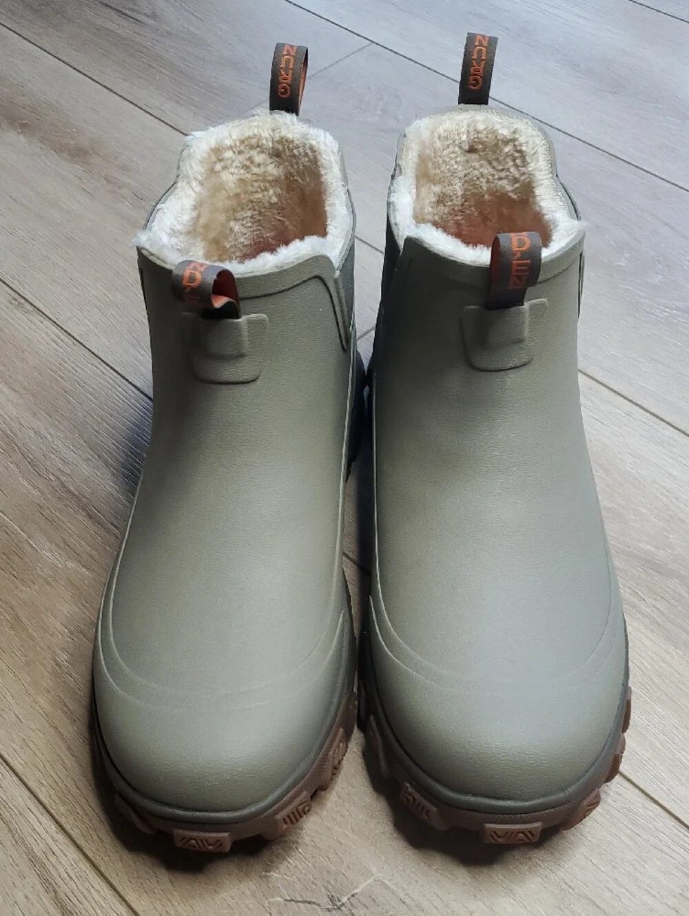 Grundens Deviation Sherpa Men's Insulated Slip-On Rain Ankle Boots Size 13
